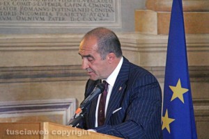 Il questore Lorenzo Suraci alla festa della polizia