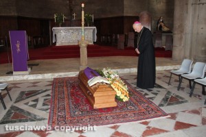 Viterbo - I funerali di monsignor Francesco Zarletti - Il vescovo Lino Fumagalli
