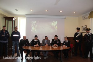 La conferenza stampa per illustrare i dettagli dell'operazione 