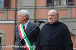 Viterbo - Il trasporto della macchina di Maria santissima Liberatrice - Il sindaco Michelini