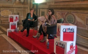 Daria Bignardi con la giornalista Antonella Lattanzi