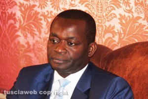 Viterbo -  Il ministro del commercio del Senegal, Alioune Sarr