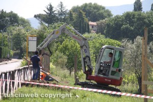 Viterbo - Santa Barbara - Al via i lavori al parco delle querce