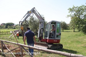 Viterbo - Santa Barbara - Al via i lavori al parco delle querce