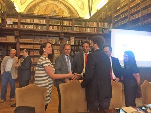 L'assessora Sacconi e il sindaco Caci a Roma per la presentazione di Experience Etruria
