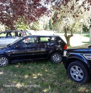 Vitorchiano - Parcheggio selvaggio al Pallone