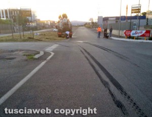 Viterbo - Incidente al Poggino
