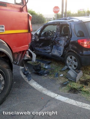 Viterbo - Incidente al Poggino