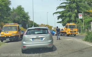 Viterbo - Incidente sulla Cassia Sud