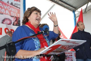 Civita Castellana - Festa primo maggio - Carla Cantone (Spi - Cgil)