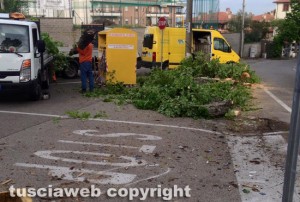 Viterbo - Incidente via santa Maria in gradi