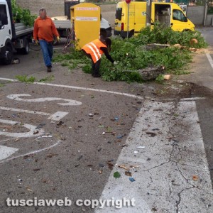 Viterbo - Incidente via santa Maria in gradi