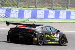 Gianluca Carboni sulla Lamborghini