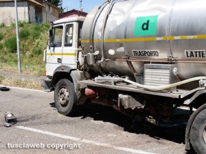 Viterbo - L'incidente a Ponte di Cetti