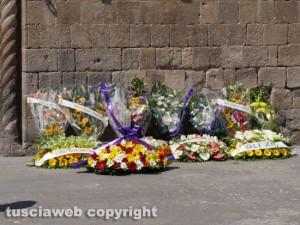 Tuscania - I funerali di Roberto Pieri