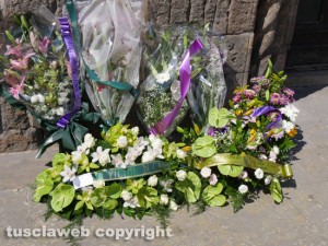 Tuscania - I funerali di Roberto Pieri