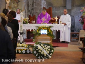 Tuscania - I funerali di Roberto Pieri