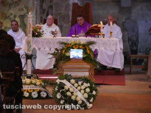 Tuscania - I funerali di Roberto Pieri