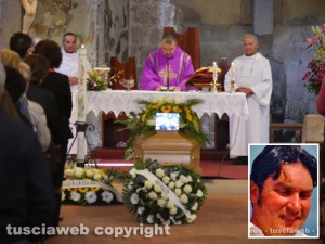 Tuscania - I funerali di Roberto Pieri