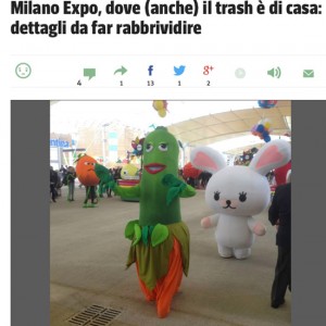 Expo Milano - Una delle immagini della gallery del trash del Corriere