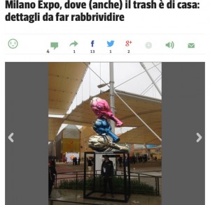 Expo Milano - Una delle immagini della gallery del trash del Corriere