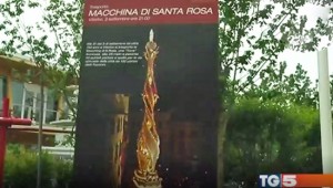 Expo - La Macchina di santa Rosa sul Tg5