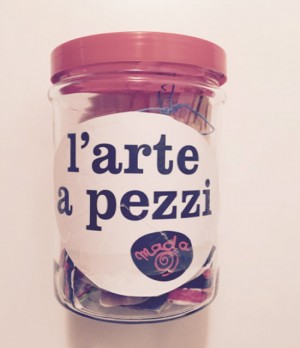 L'opera "Arte a pezzi" di "mada"