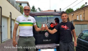 Superchi con i suo preparatore Fabrizio Pedarzoli, ideatore della preparazione metodo Pit 