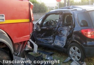 Viterbo - Incidente al Poggino