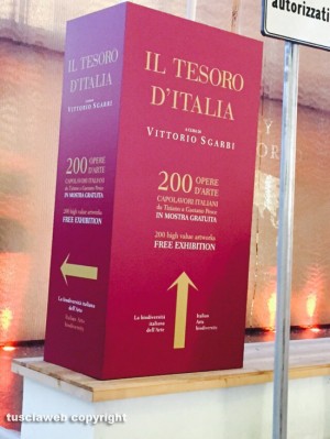 Expo – Macchina di santa Rosa – Presentazione Tesori d’Italia con Vittorio Sgarbi
