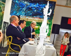 Expo – Macchina di santa Rosa – Presentazione Tesori d’Italia con Vittorio Sgarbi