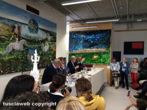Expo - Macchina di santa Rosa - Presentazione Tesori d'Italia con Vittorio Sgarbi