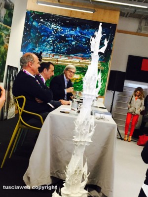 Expo – Macchina di santa Rosa – Presentazione Tesori d’Italia con Vittorio Sgarbi