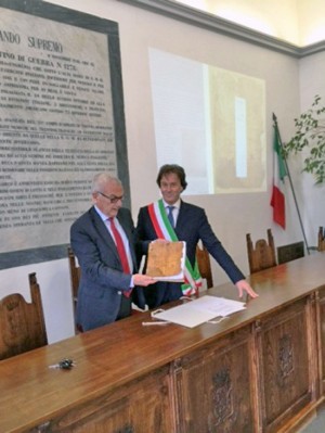 Bagnoregio - La consegna del manoscritto 