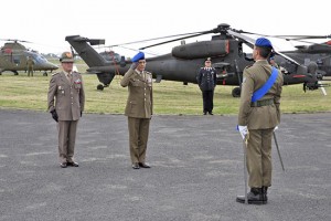 L'arrivo del capo di stato maggiore Errico a Viterbo