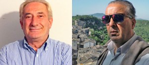 Da sinistra Ivo Cialdea e Roberto Furano candidati per le amministrative a Bomarzo