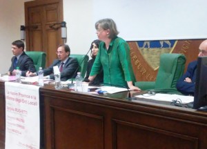 Viterbo - Alessandra Terrosi all'incontro sulle province