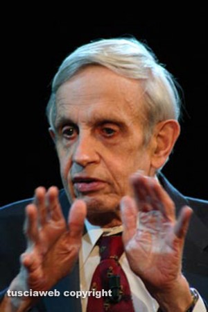 Il matematico John Nash a Roma