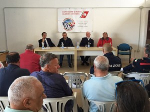 Montalto di Castro - Il sindaco Caci alla riunione sulla sicurezza balneare
