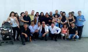 Gli allievi della scuola di ballo latino americano "Siempre palante" 