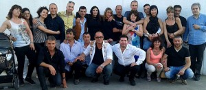 Gli allievi della scuola di ballo latino americano "Siempre palante"