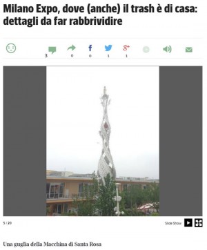 Expo Milano - Una delle immagini della gallery del trash del Corriere