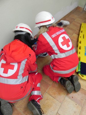 Corchiano - Esercitazione evento sismico - Croce rossa