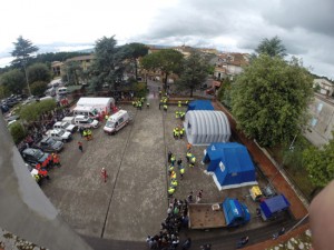 Corchiano - Esercitazione evento sismico - Croce rossa e protezione civile