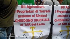 Imu agricola, il sit-in di fronte al Tar 