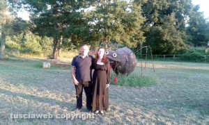 Tuscania - Le nozze d'argento di Mauro e Fabiola 