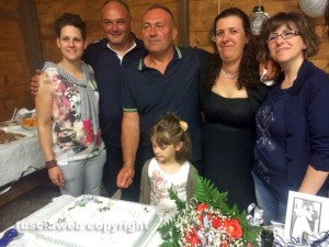 Fabiola e Mauro con cari amici di vecchia data 