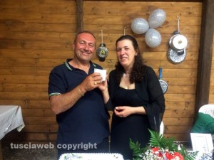 Tuscania - Le nozze d'argento di Mauro e Fabiola 