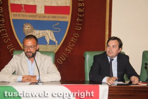 Viterbo - L'incontro del Pd sull'immigrazione - Andrea Egidi ed Enzo Amendola