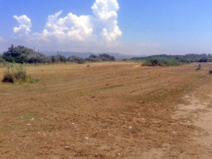 Tarquinia - L'area bonificata adibita a parcheggio 